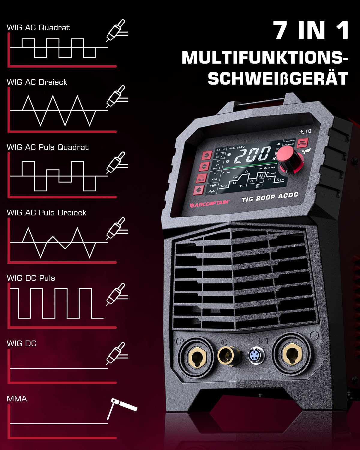 7 in 1 MIG-Schweißgerät