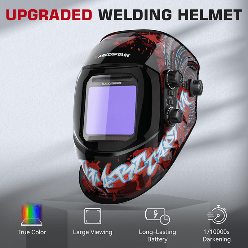 Bloodshed Design Large Viewing Screen Welding Helmet